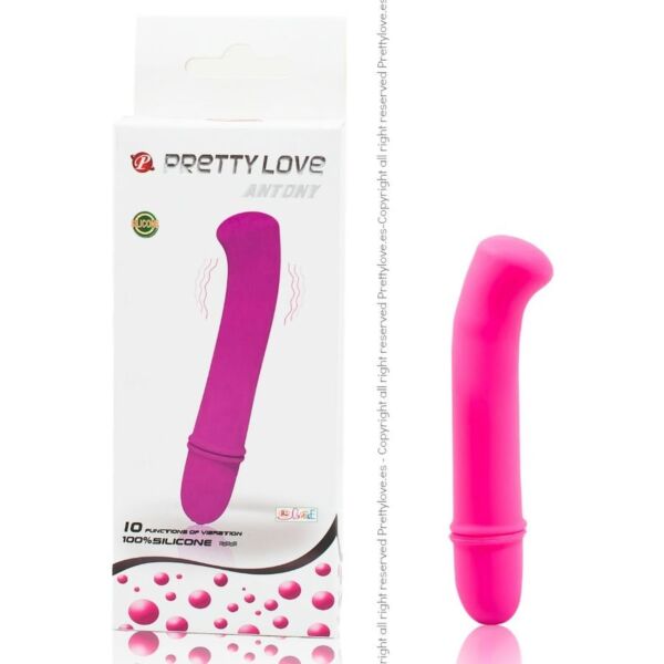 Silikónový mini vibrátor Pretty Love Antony