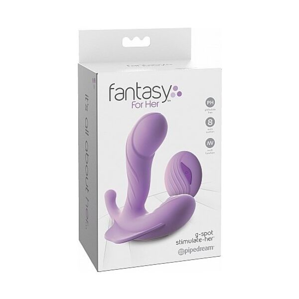 Vibrátor na G-bod Pipedream Fantasy For Her s diaľkovým ovládaním