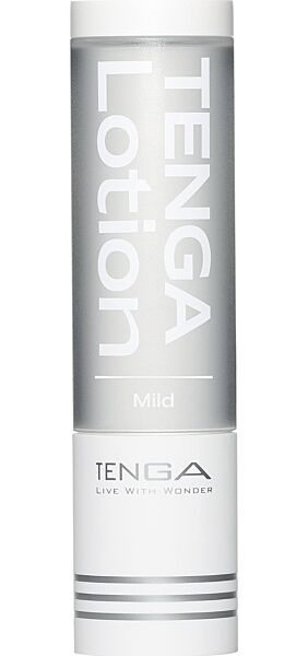 Fľaša lubrikantu TENGA Lotion vo verziách Light a Mild