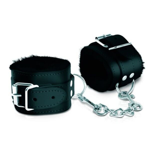 Putá Fetish Fantasy Cumfy Cuffs od Pipedream, vystlané umelou kožušinou
