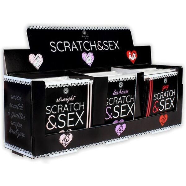Stojan Secret Play Scratch & Sex 36 s hrami vo verziách Hetero, Gay a Lesbiana