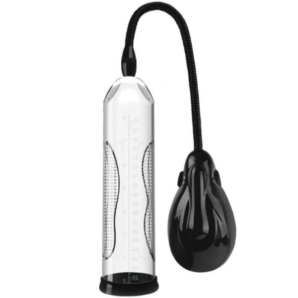 Pumpa na penis Pretty Love Alexander s priehľadným valcom a stupnicou