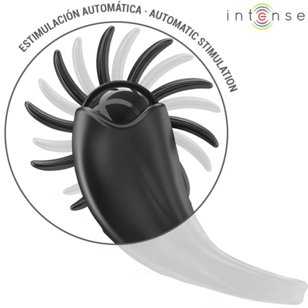 Vibračný erekčný krúžok Intense Mabel so stimulátorom klitorisu