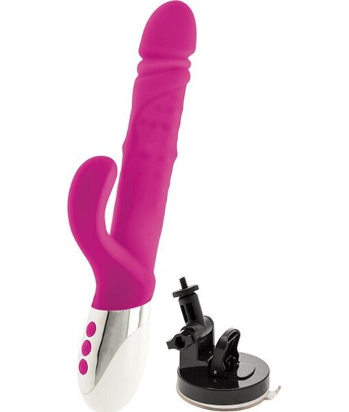 Rabbit vibrátor S Pleasures Xtreme s prísavkovým doplnkom