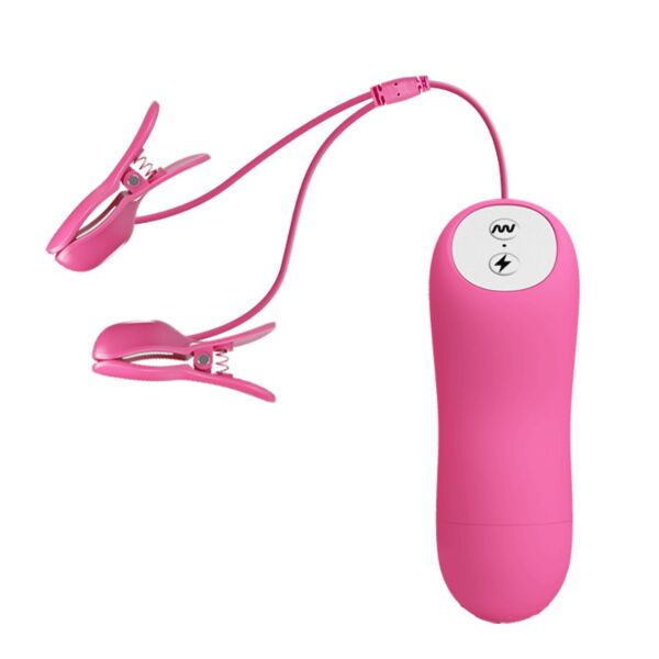 Štipce na bradavky Baile BI-014648-1 s vibráciami a elektrostimuláciou