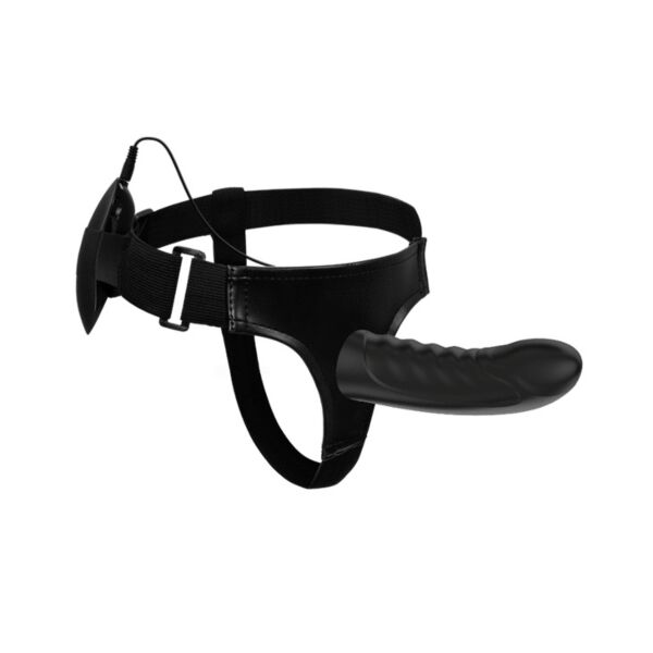 Postroj strap-on Pretty Love Marvin s žilnatým vibrátorom