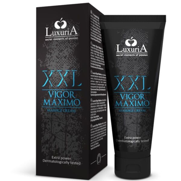 Masážny krém na penis IntimateLine Vigor Máximo XXL, balenie 75 ml