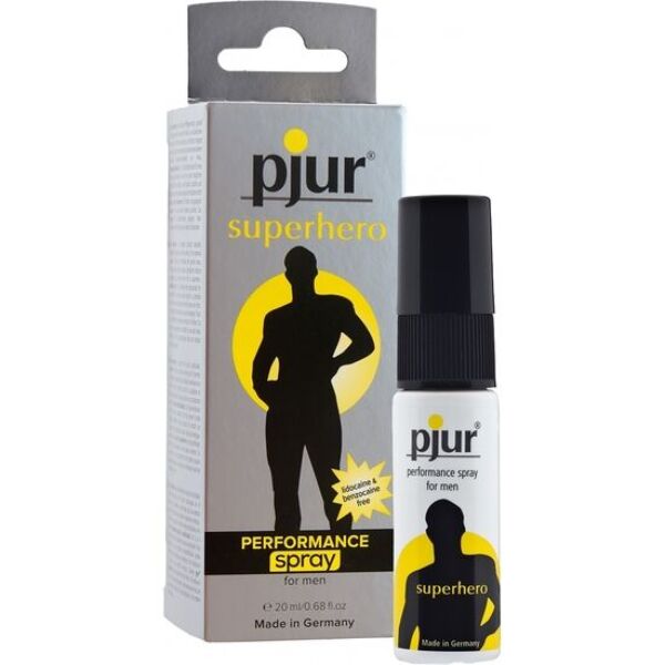 Sprej na oddialenie ejakulácie pjur superhero Performance Spray, 20 ml