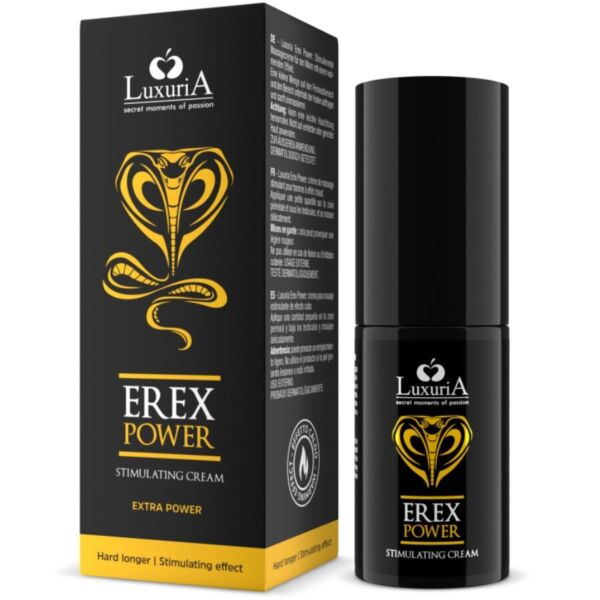 Balenie stimulačného krému Intimateline Luxuria Erex Power s objemom 30 ml