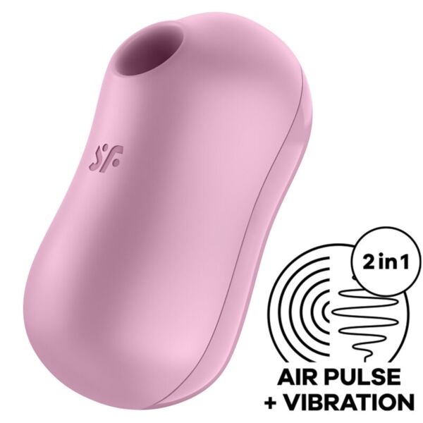 Stimulátor klitorisu Satisfyer Cotton Candy oválneho tvaru