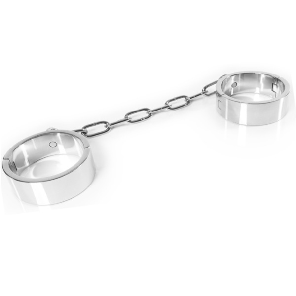 Putá na členky Metal Hard Ankle Handcuffs s imbusovým kľúčom