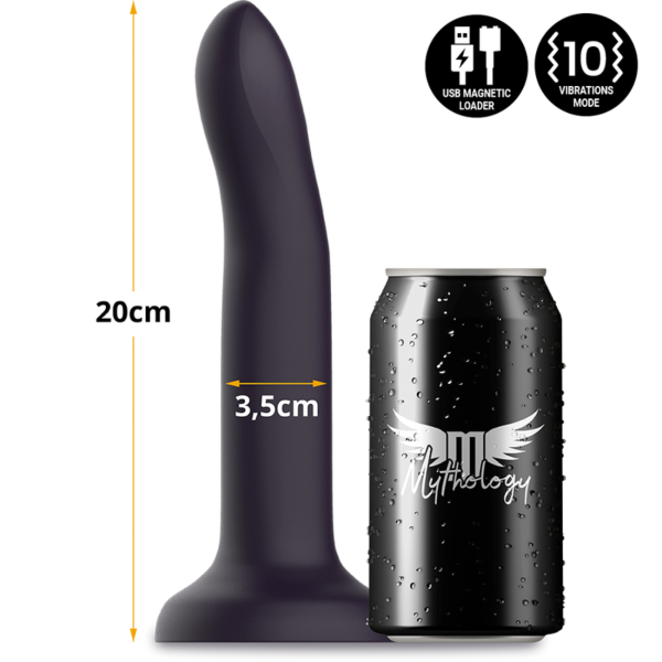Vibračné dildo Mythology Duman Mystic L vo fialovej farbe