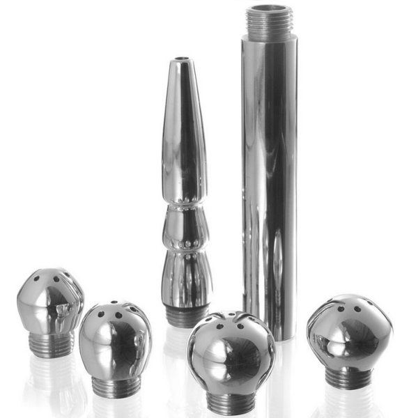 Súprava intímnej sprchy Metal Hard s rukoväťou a 4 nadstavcami