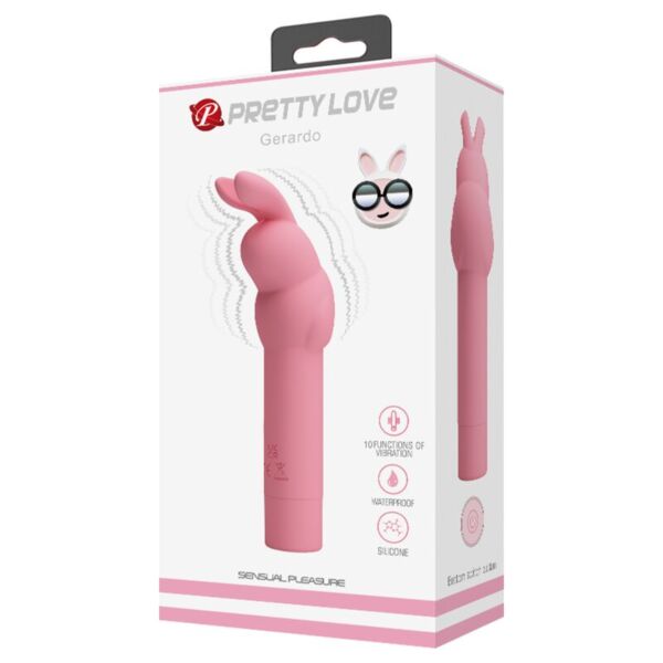 Klitoridný vibrátor Pretty Love BI-300008-1 zo silikónu