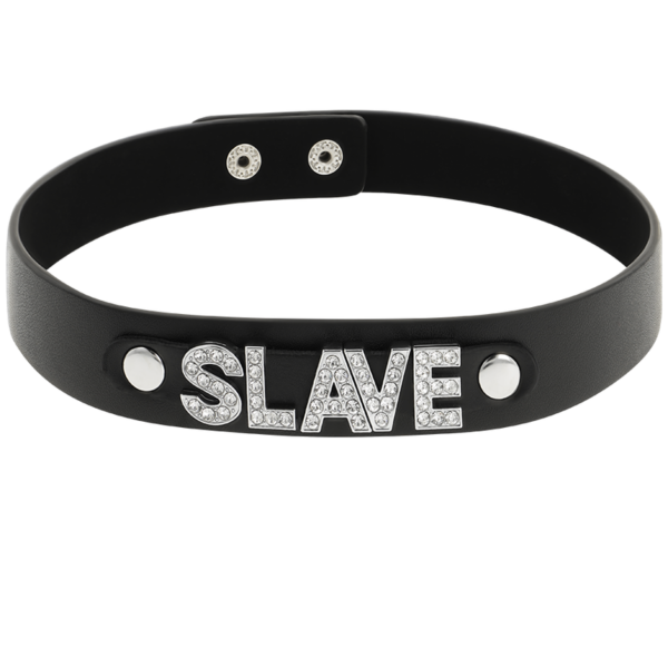Čierny choker obojok Coquette Chic Desire