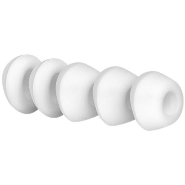Nástavce Satisfyer Pro 2, päť bielych silikónových nástavcov