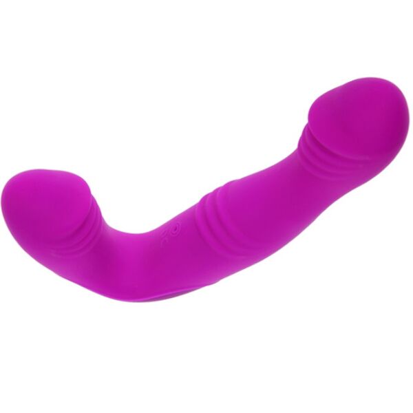 Postroj strap-on bez popruhov Pretty Love Angelo s oboma koncami
