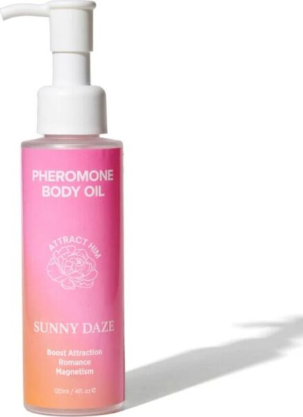 Telový olej s feromónmi Eye of Love Bloom, 120 ml, vo vôniach Lilac Dream a Sunny Daze