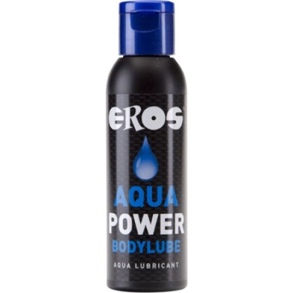 Fľaštička s pumpičkou lubrikantu na vodnej báze Eros Aqua Power 50 ml