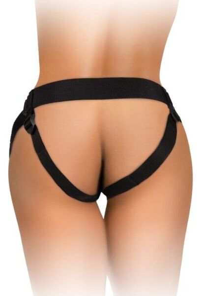 Postroj strap-on King Cock Elite Comfy Body Dock s prísavkovou platňou a nylonovými popruhmi