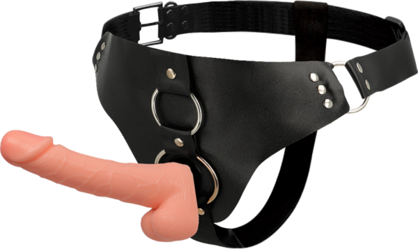 Postroj strap-on Harness Attraction Taylor Deluxe s realistickým dildom