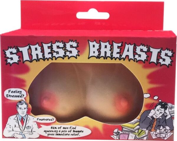 Antistresová loptička v tvare pŕs Spencer & Fleetwood Stress Breasts