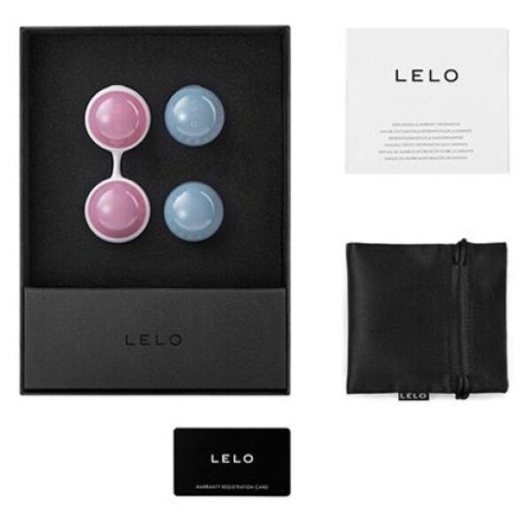 Súprava venušiných guličiek LELO Luna Beads Mini so silikónovým konektorom