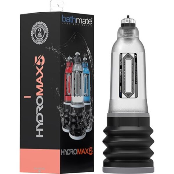 Priehľadná hydraulická pumpa na penis Bathmate Hydromax 5