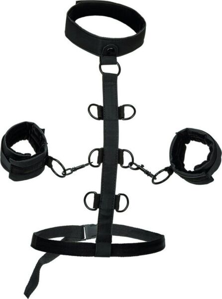 Bondage súprava CalExotics Boundless Collar s obojkom, putami a popruhmi
