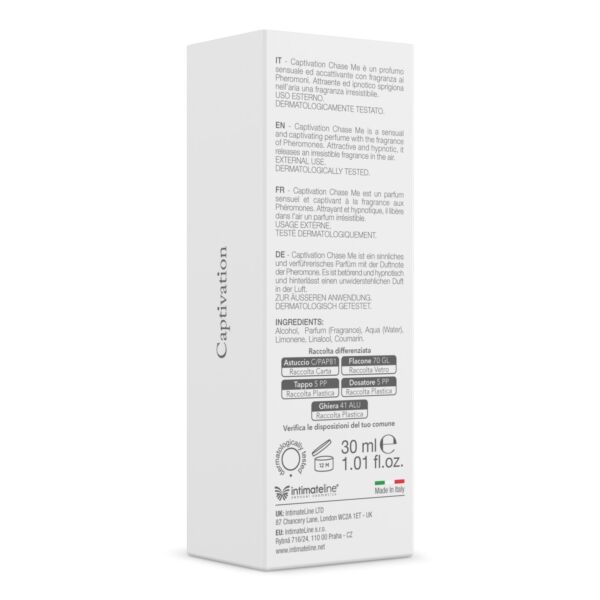 Parfém s feromónmi Captivation Chase Me Woman od IntimateLine, 30 ml