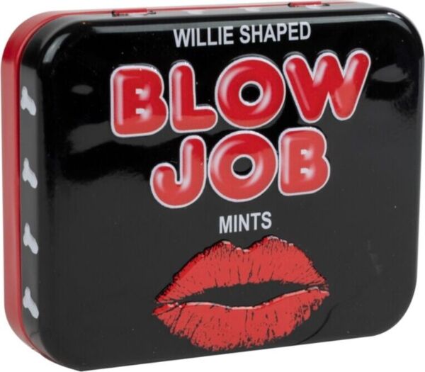 Plechovka s mentolovými cukríkmi Blow Job Mints 30 g od Spencer & Fleetwood
