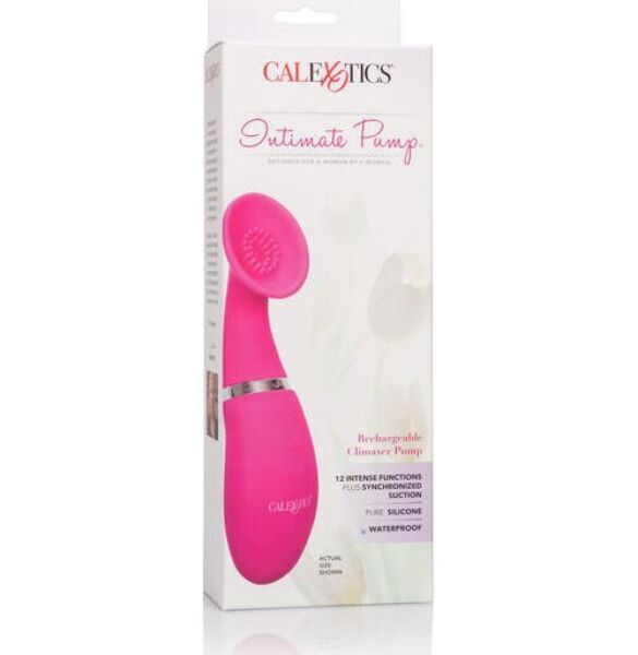 Stimulátor klitorisu Calexotics Climaxer Intimate Pump so zakrivenou prísavkou a pružným jazýčkom