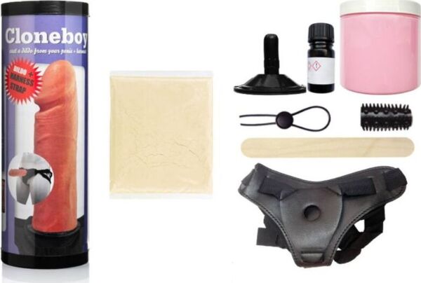 Súprava Cloneboy Dildo & Harness Strap na výrobu dilda s postrojom