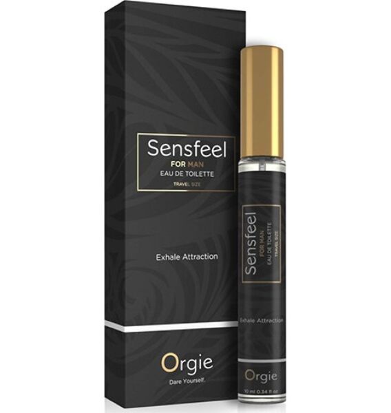 Sklenený flakón s rozprašovačom Orgie Sensfeel For Man 10 ml