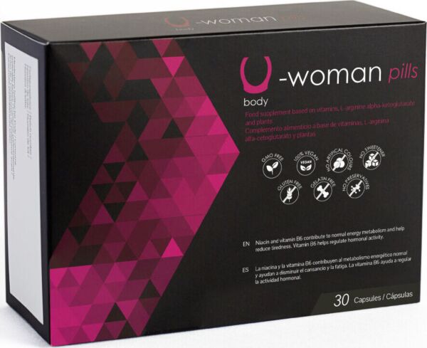Krabička doplnku stravy 500Cosmetics U-Woman