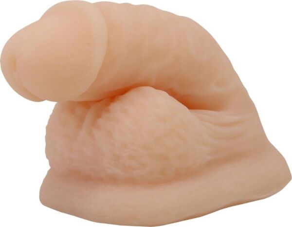 Realistické dildo Pretty Love BW-008135N s vystúpenou hlavou, žilkovaným reliéfom a základňou s prísavkou