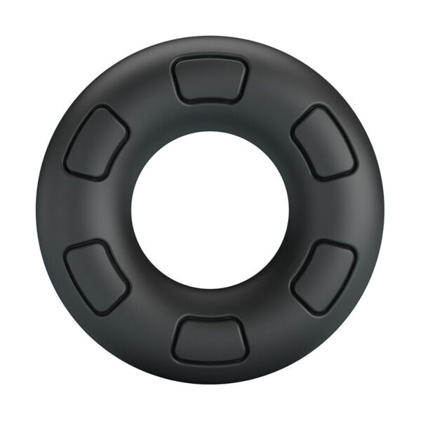 Erekčný krúžok Crazy Bull BI-210247, čierny, s reliéfom