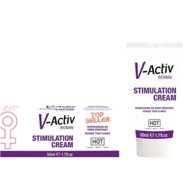 Stimulačný krém HOT V-Activ pre ženy, balenie 50 ml