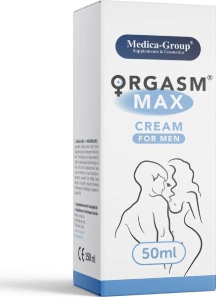 Intímny krém Orgasm Max Cream For Men od Medica Group, balenie 50 ml