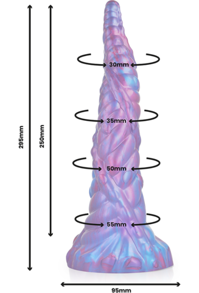 Dildo Epic Nokken so základňou s prísavkou