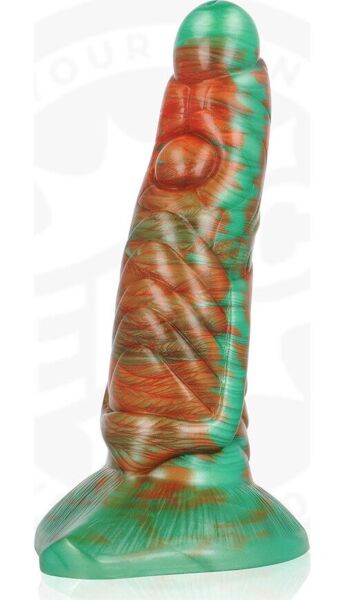 Dildo EPIC Tiryon Destello Verde v zelenej farbe s fantazijným dizajnom