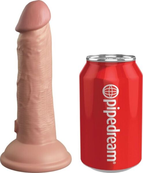 Realistické vibračné dildo King Cock Elite 15,2 cm so základňou s prísavkou