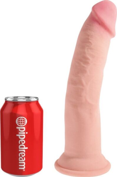 Realistické dildo Pipedream King Cock Plus Triple Density so základňou s prísavkou
