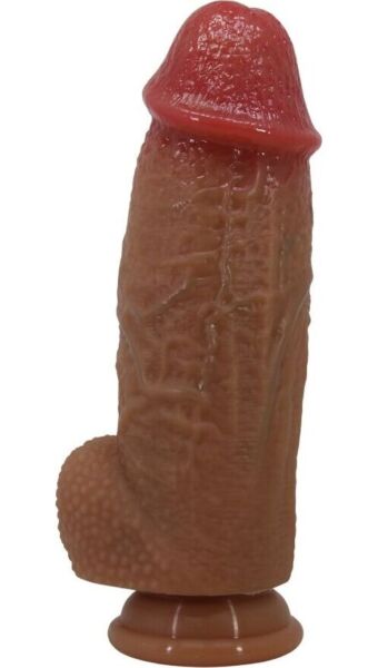 Realistické silikónové dildo Pretty Love Achille s prísavkou na základni