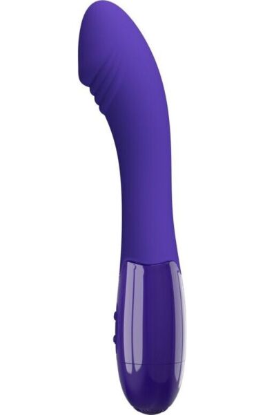 Vibračné dildo Pretty Love Elemental fialovej farby