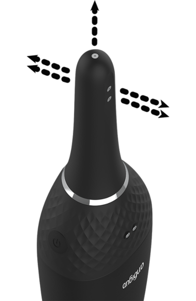 Automatická análna sprcha Anbiguo Ultimate Rechargeable s nádržkou a kužeľovitou hlavicou