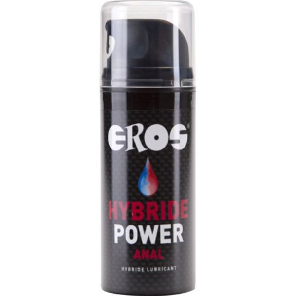 Fľaša s pumpičkou análneho lubrikantu Eros Hybride Power Anal 100 ml