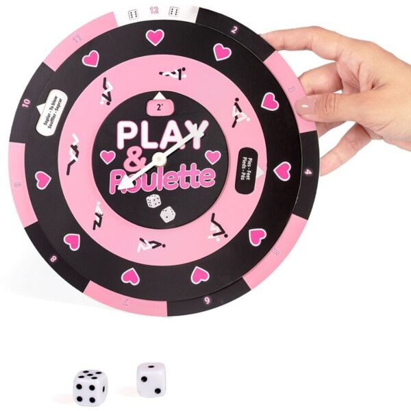 Hra Secret Play Play & Roulette s ruletou a dvoma šesťstennými kockami