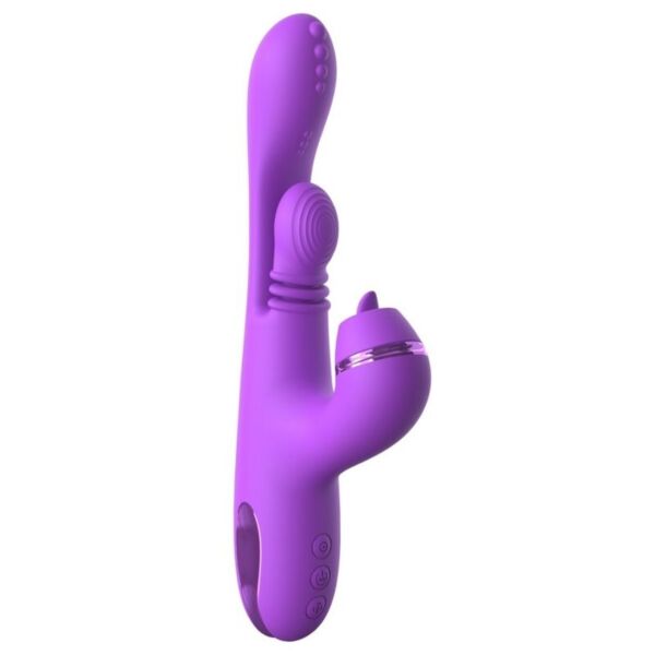 Rabbit vibrátor Fantasy For Her Intimotion Pulse Pro vo fialovej farbe