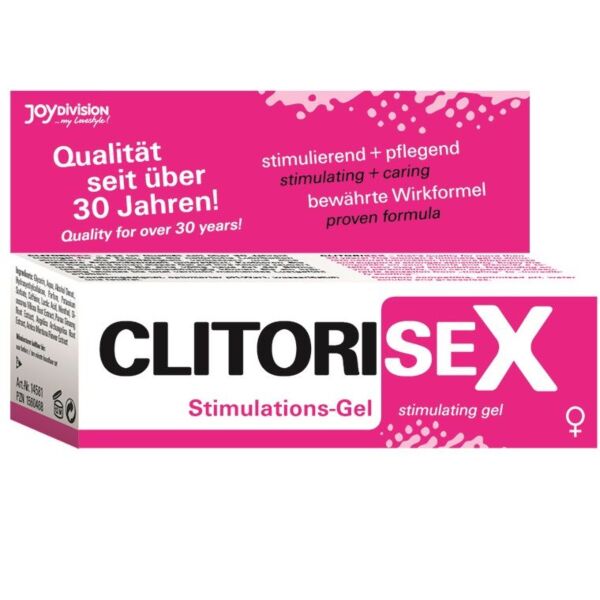 Stimulačný gél Joydivision Clitorisex v balení po 25 ml